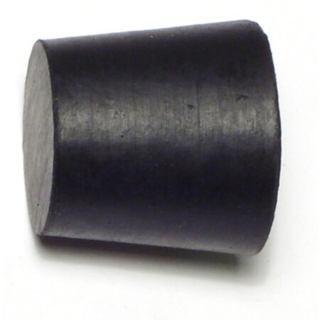 Midwest Fastener 1" x 7/8" x 1" #5 Black Rubber Stoppers 4PK 65868